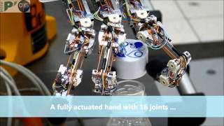 The new ROBIOSS dexterous robot hand from PPRIME Institute [upl. by Dawna]