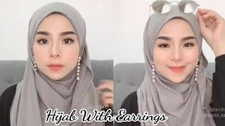 Beautiful Hijab Style With Earrings [upl. by Juster]