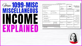 Tax Form 1099MISC Explained  Rent Royalty Prizes Income [upl. by Seale]