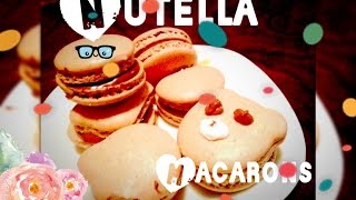 Macarons de nutella  Nutella macarons Postres Royals [upl. by Puttergill]