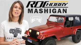 ROCHobby Mashigan Unboxing 110 RC Jeep YJ [upl. by Oflodor]