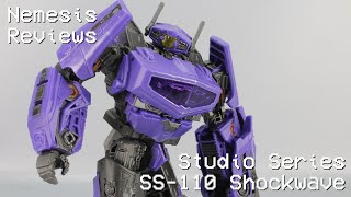 Nemesis Reviews Transformers Studio Series SS110 Shockwave [upl. by Borras44]