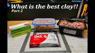 What is the best clay for you Part 2 Das Supersculpey  Chavant  Monster Clay [upl. by Eelirrem]