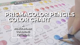 Prismacolor Color Chart  A PencilStash MiniVid [upl. by Anitsenre]