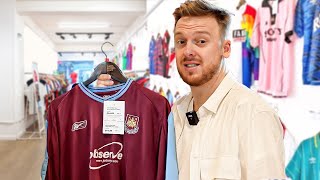 JaackMaate Shops For INCREDIBLE RETRO Football Shirts  Shirt Shopping [upl. by Nila]