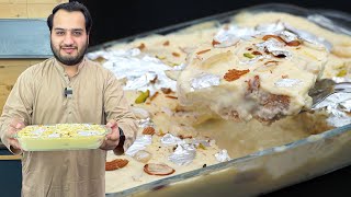 Only milk and bread easy dessert  Dish full of Shahi Tukry with 1kg milk and Small Bread [upl. by Riley]