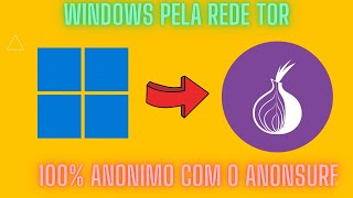 AULA 6  Como ficar 100 anonimo pela rede TOR usando ANONSURF no Windows  Segurança Digital [upl. by Artnoed]