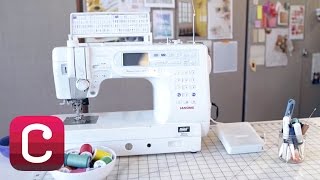 Sewing Machine Basics with Liesl Gibson I Creativebug [upl. by Hadwin]