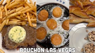 Bouchon Las Vegas At Venetian Casino Escargot Steak amp Fries [upl. by Mccahill638]