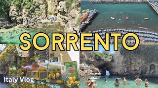 4K ITALY VLOGS  Explore Sorrento with us  Travel Diaries [upl. by Dnalel]