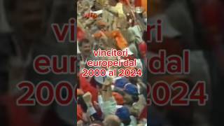 Vincitori europei dal 2000 al 2024 [upl. by Maharg]