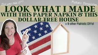 PAPER NAPKIN HACK IS BACK  PATRIOTIC DIY COMPILATION  11 PATRIOTIC DIYS FOR 2024 [upl. by Fauman]