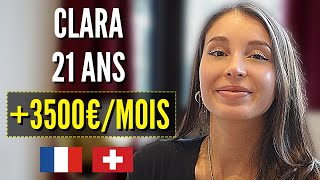 Clara 21 ans 3500€ par mois FRONTALIÈRE SUISSE [upl. by Amalita]