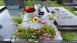 Tombe de MAURANE cimetière dAuderghem Bruxelles Belgique [upl. by Nirrej]