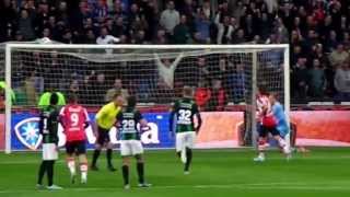 PSV  FC Groningen 52 27 april 2013 Goal Dries Mertens 20 [upl. by Anak]