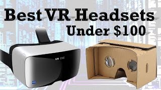 Top 5 VR Headsets Under 100 [upl. by Rab]