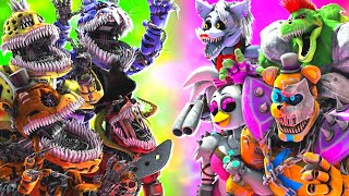 SFM FNaF DeathRock vs Corrupted [upl. by Helaine426]