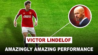 Victor Lindelof 🔴 Manchester United vs Nottingham Forest  Best Defensive Skill [upl. by Litman462]