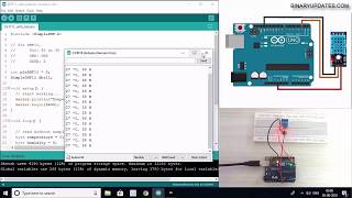 DHT11 Sensor Module with Arduino Temperature and Humidity [upl. by Finlay]