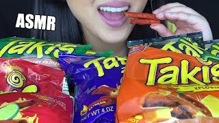 ASMR SPICY TAKIS CHIP PLATTER Eating Sounds Taste Testing Takis Flavors No Talking ASMR Phan [upl. by Slinkman491]