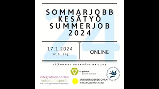 Sommarjobb 2024 [upl. by Infeld832]