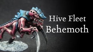 How to paint Hive Fleet Behemoth Tyranids [upl. by Baudoin79]