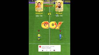 Ronaldo Vs Neymar Jr  Speed Test⚡ Who Is Fastest In FC 24  shorts eafc24 neymar ronaldo cr7 [upl. by Redd]