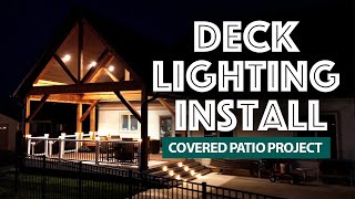 This Covered Patio Is LIT 🔥🔥 LED Lighting Must See [upl. by Ziom]