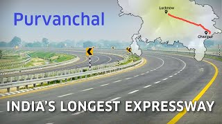 Purvanchal Expressway Indias Longest Expressway [upl. by Zak]