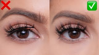 FALSE LASHES Dos and Donts  For Beginners [upl. by Strage]