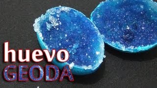 Huevo Geoda │Hacer cristales en un huevo│ Experimento [upl. by Arval]