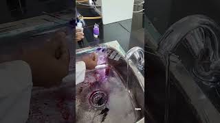 Gram staining in microbiology Practical microbiology mbbs motivation yt ytshorts shorts [upl. by Dnalloh989]