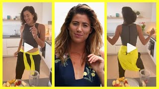 Watch Garbine Muguruza latest smoothie dance fun routine [upl. by Iad]