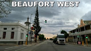 DRIVING around BEAUFORT WEST in SOUTH AFRICA 4K 60fps [upl. by Nnairek]