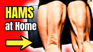 Best Bodyweight Hamstrings Exercise to Build Muscle at Home [upl. by Rramal635]