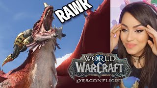 Dragonflight Announce Cinematic Trailer  World of Warcraft REACTION [upl. by Garcon473]