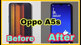 Oppo A5s Display ChangeOppo Mobile Display Lines ProblemNot Show Picture Only Multi color Lines [upl. by Ecirad]