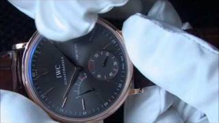 IWC Portofino Remontage Manuel 8 jours [upl. by Ydissak712]