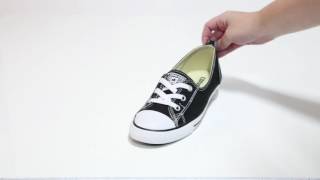 Converse Womens CT ALL STAR BALLET LACE black slipons [upl. by Katha]