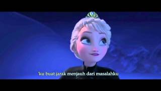 Frozen  Let it Go  Indonesian HQ Dengan Lirik [upl. by Elleunamme228]