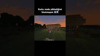 Korku modu yüklediğimi unutmuşum ☠️ minecraft minecraftmemes edit minecrafttutorial shorts [upl. by Einattirb445]