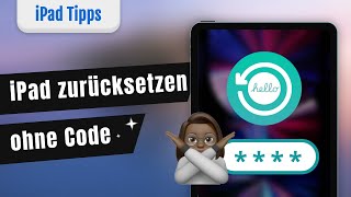 Tutorial 2024 iPad zurücksetzen ohne Code iPad ist deaktiviert mit iTunes verbinden [upl. by Gibby]