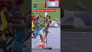 quotParis 2024 Mens 100m Final Noah Lyles Wins GOLD  YoYoHoneySingh TSeries quot [upl. by Zeuqirdor258]