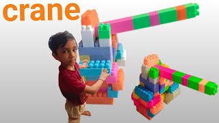 Building Block Se Crane Kaise Banate Hain  Block Se Crane Kaise Banaye [upl. by Ynner]