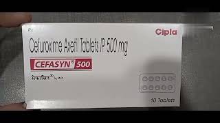 CEFASYN 500 mg tablet Cefuroxime Axetil 500 mg tablet Benifits amp side effects [upl. by Anceline46]