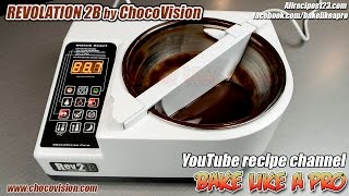 Chocovision Chocolate Tempering Machine highlights video montage [upl. by Nahsor897]