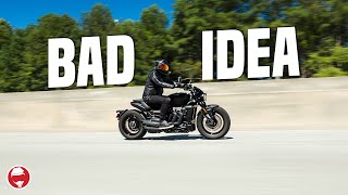 This CRUISER is NOT GOOD on the highway Triumph Rocket 3R Black Edition Highway Test [upl. by Buschi]