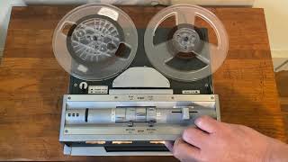 Wollensak 1580 Tube Reel to Reel Tape Deck [upl. by Icrad688]