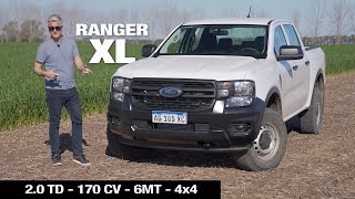 Ford Ranger XL 4x4  Test  Matías Antico  TN Autos [upl. by Einaffets]