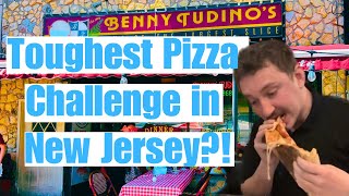 Trying Benny Tudino’s Pizza Challenge  Things to do in Hoboken [upl. by Santoro]